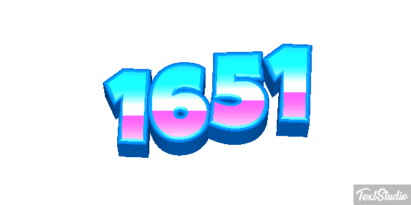1651 Text effect