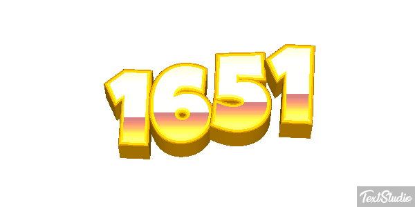 1651 Text effect
