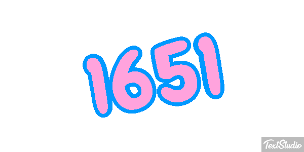 1651 Text effect