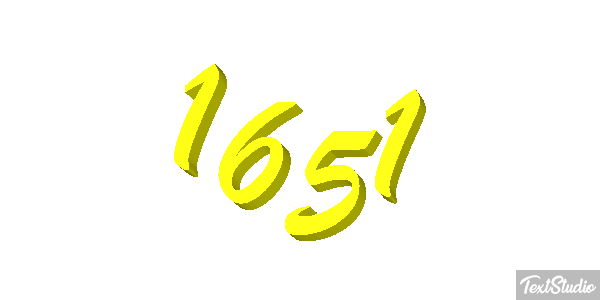 1651 Text effect