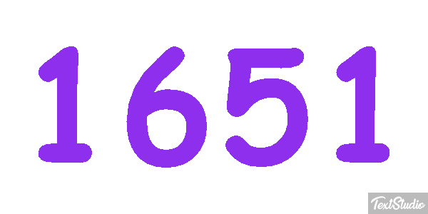 1651 Text effect