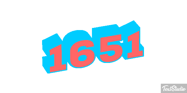 1651 Text effect
