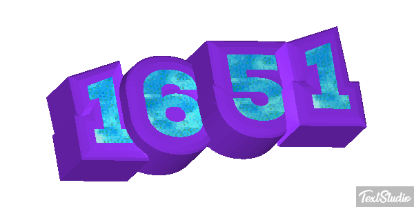 1651 Text effect