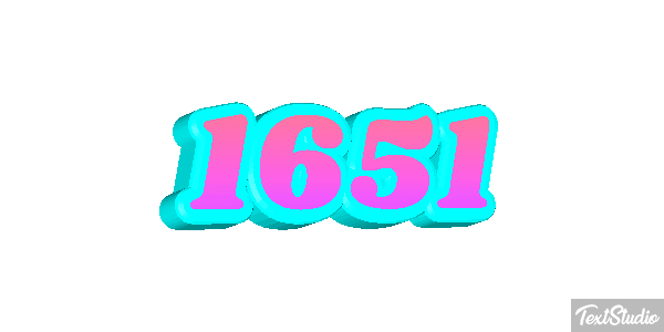 1651 Text effect