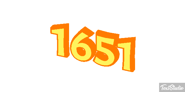 1651 Text effect