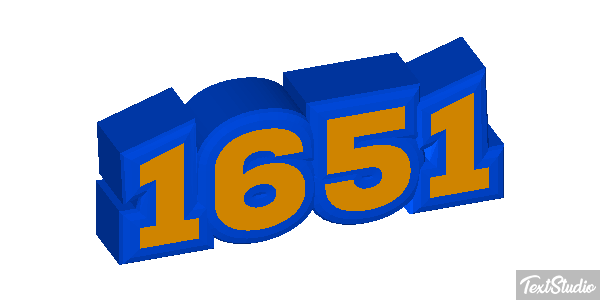 1651 Text effect