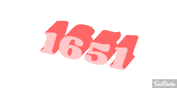 1651 Text effect