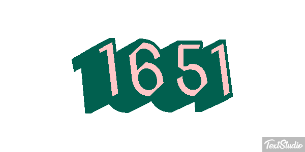 1651 Text effect