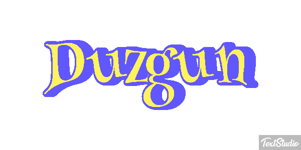 Duzgun Effetto testo