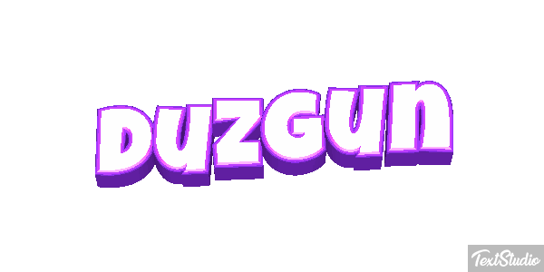 Duzgun Effetto testo