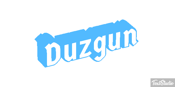 Duzgun Effetto testo