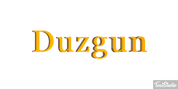 Duzgun Effetto testo