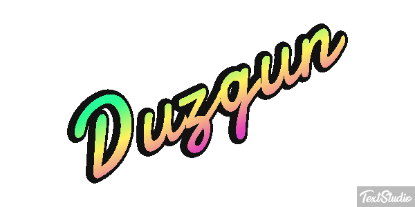 Duzgun Effetto testo