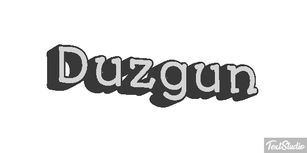 Duzgun Effetto testo