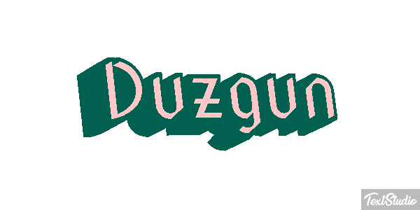 Duzgun Effetto testo