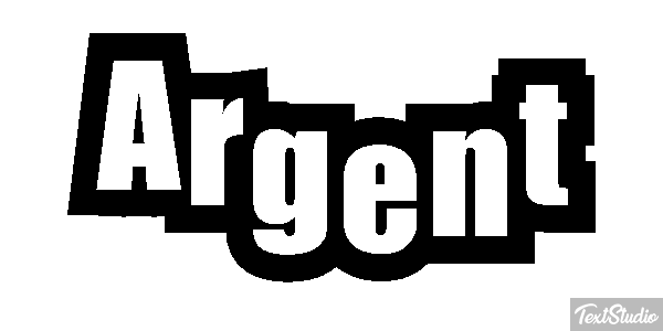 Argent Efeito do texto