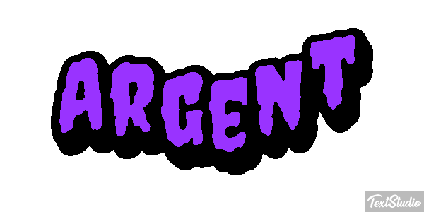 Argent Efeito do texto