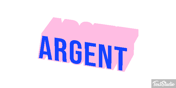 Argent Efeito do texto
