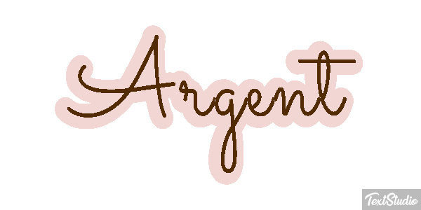 Argent Efeito do texto
