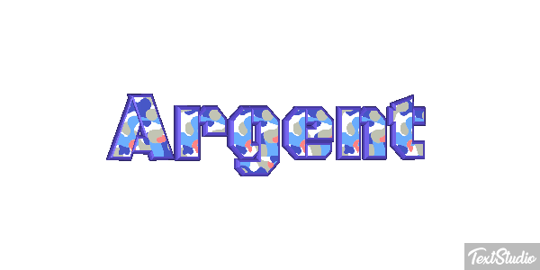 Argent Efeito do texto