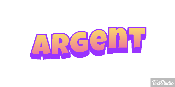 Argent Efeito do texto