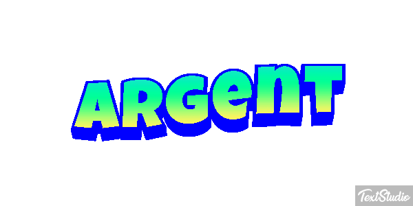 Argent Efeito do texto
