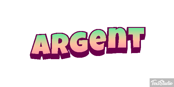 Argent Efeito do texto