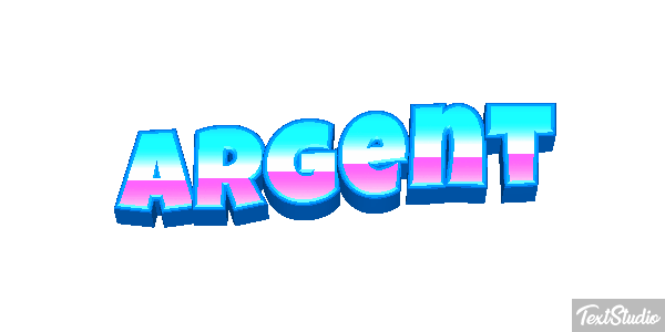 Argent Efeito do texto