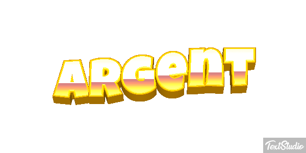 Argent Efeito do texto