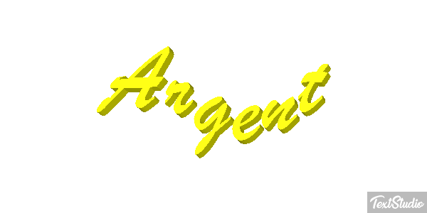 Argent Efeito do texto