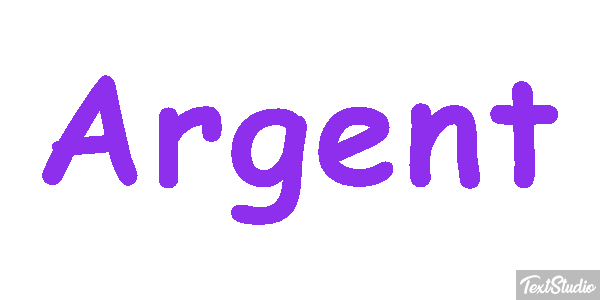 Argent Efeito do texto
