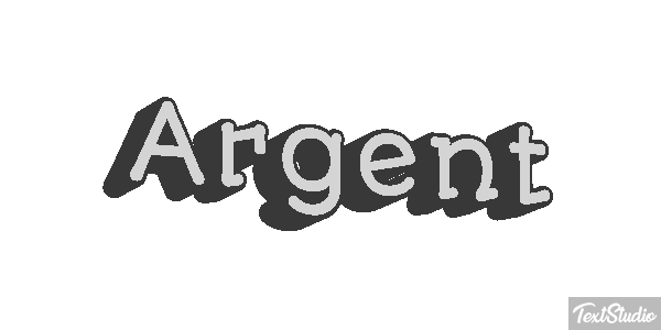 Argent Efeito do texto