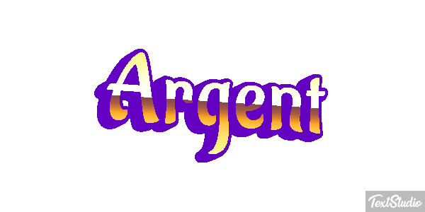 Argent Efeito do texto