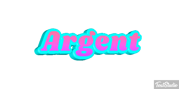 Argent Efeito do texto