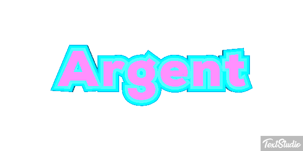 Argent Efeito do texto