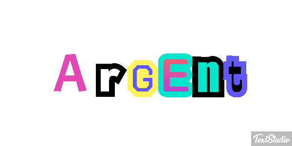 Argent Efeito do texto