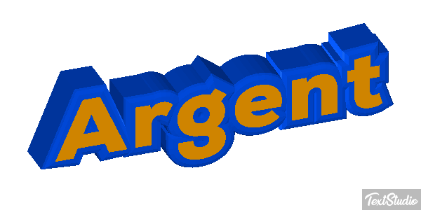 Argent Efeito do texto