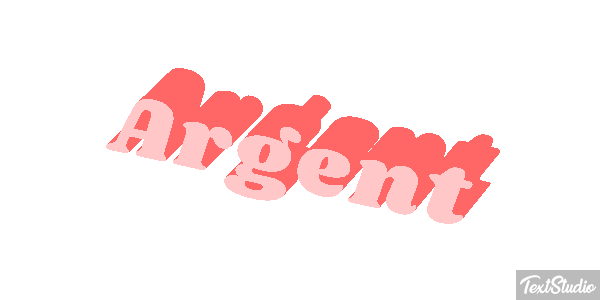 Argent Efeito do texto