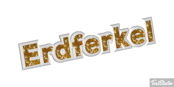 Erdferkel Texteffekt