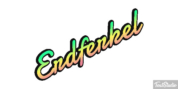 Erdferkel Texteffekt