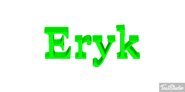 Eryk Efekt tekstowy