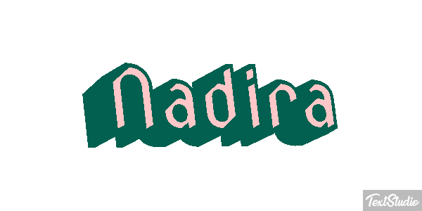 Nadira Effetto testo