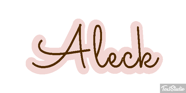 Aleck Text effect
