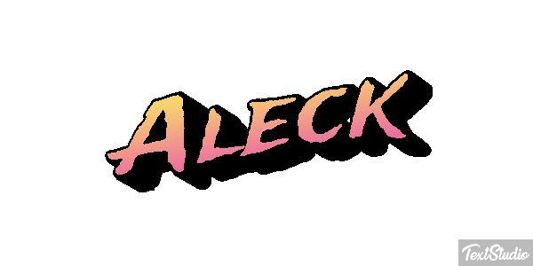 Aleck Text effect