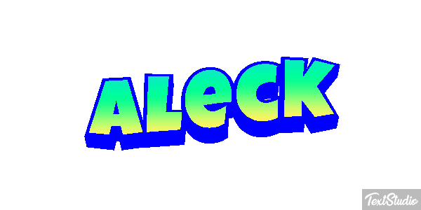 Aleck Text effect