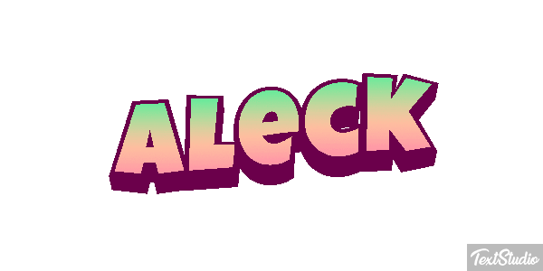 Aleck Text effect