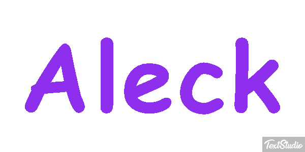 Aleck Text effect