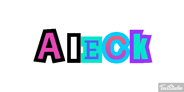 Aleck Text effect