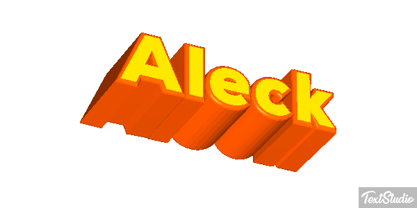 Aleck Text effect