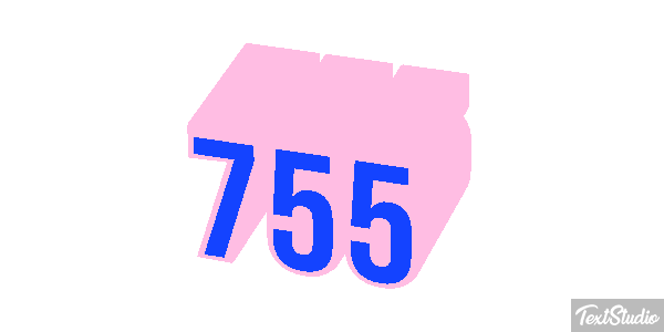 755 Текстовый эффект